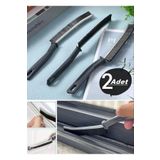 CANZEESHOP 2 ADET Çok Amaçlı Multi İnce Temizlik Fırçası Derz Arası Banyo Mutfak Lavabo Detay Temizleme Fırçası