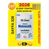 Çap 2026 10.Sınıf Tematik Matematik %100 Yeni Müfredat Video Çözümlü Soru Bankası+Android Kalem