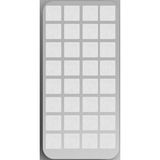 Çap 25 X 25 MM 32'li Paket Beyaz Mobilya Keçesi Zemin ve Parke Koruyucusu