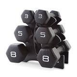 Cap Barbell neopren dambıl seti ile çatı 32 lb/Medium