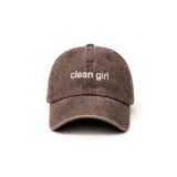 CAP BROS Clean Girl Nakışlı Eskitme Kep Şapka