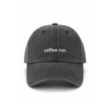 CAP BROS Coffee Run. Nakışlı Eskitme Kep Şapka