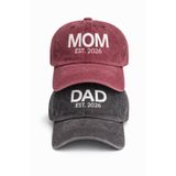 CAP BROS DAD & MOM Est. Nakışlı Eskitme Şapka Kep
