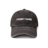 CAP BROS I DON'T CARE Umrumda değil Nakış Eskitme Şapka Kep