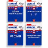 Cap Çap Geometri Konu Anlatımlı Soru Bankası 4 Kitap Seti | Doğrunun Analitik Incelenmesi, Çokgenler ve Dörtgenler, Katı Cisimler, Çemberin Analitik Incelenmesi ve Dönüşümlerle Geometri | Tyt Ayt Geometri