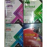 Cap Çap Yayınları Ayt Matematik+Kimya+Fizik+Tyt-Ayt Biyoloji Video Anlatımlı Fasikül Seti 4lü Set