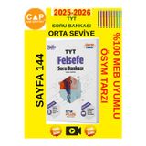 Çap Plus 25-26 Tyt Felsefe Ösym Tarzı Video Çöz. Soru Bankası+Android Kalem