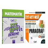 Çap Tyt Matematik Deneme Ve Paragraf Soru Bankası Seti 2 Kitap