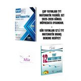 Çap Tyt Matematik Set 2025-26 Güncel Müfredat+Gür Tyt 12 Matematik Deneme Hediye!!