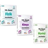 Çap Yayınları 10. Sınıf Fizik Kimya Ve Biyoloji Soru Bankası Seti 3 Kitap