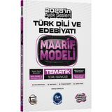 Çap Yayınları 2028 Yks Ayt Türk Dili Ve Edebiyatı Ders Platosu Maarif Modeli Tematik Soru Bankası Çap Yayınları