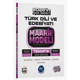 Çap Yayınları 2028 YKS AYT Türk Dili ve Edebiyatı Ders Platosu Maarif Modeli Tematik Soru Bankası