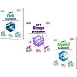Çap Yayınları Ayt Fizik Kimya Ve Biyoloji Soru Bankası Seti 3 Kitap