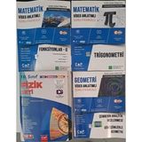 ÇAP YAYINLARI TYT - AYT MATEMATİK - GEOMETRİ FASİKÜLLERİ VE 10. SINIF FİZİK SETİ ( 2.EL )