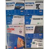 ÇAP YAYINLARI TYT - AYT MATEMATİK - GEOMETRİ FASİKÜLLERİ VE 10. SINIF FİZİK SETİ ( 2.EL )