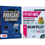Çap Yayınları Tyt Ayt Msü Anlam Bilgisi ve Akm Paragraf Soru Bankası Seti 2 Kitap