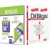 Çap Yayınları Tyt Biyoloji Deneme ve Dil Bilgisi Soru Bankası Seti 2 Kitap
