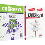 Çap Yayınları Tyt Coğrafya 30 x 5 Up Deneme ve Dil Bilgisi Soru Bankası Seti 2 Kitap