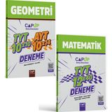 Çap Yayınları Tyt Matematik 12X40 ve Tyt Ayt Geometri 10X10 Up Deneme Seti