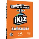 Çap Yayınları TYT MSÜ Sosyal Bilimler Ders Platosu Son 5 Yıl İkiz Çıkmış Sorular