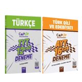 Cap Yayinlari Tyt Turkce Ve Ayt Turk Dili Edebiyati Deneme Seti 2 Kitap