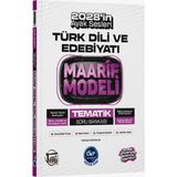 Çap Yayınları Üniversiteye Hazırlık Türk Dili ve Edebiyatı Ders Platosu Maarif Modeli Tematik Soru Bankası