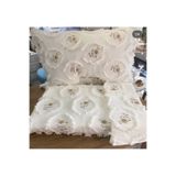 Çapa Home Lizzy jakarlı Bohem Şönil Yatak Örtüsü Çift Kişilik Krem Bej