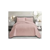 Çapa Home Ultra Soft Kadife Nubuk Tek Kişilik Yatak Örtüsü Pudra