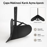 Çapa Makinesi Makinası Karık Arık Ark Açma Aparatı Pulluğu Su Yolu Açma Bahçe Toprak Sürme Pulluk