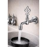 Çapa Osmanlı Model Duvar Tipi Pirinç Hamam Taş Lavabo Kurna Musluğu - Krom
