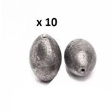 Çapa Zeytin Tipi Olta Kurşunu 6GR-10'lu Paket