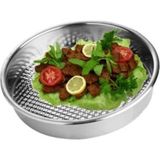 Çapar Group Paslanmaz Çelik Çiğ Köfte Leğeni Tepsisi 41CM - 42 cm - Gri