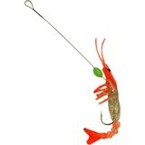 Çapari Av Karides Sahte Silikon Shrimp Caridina Balık Yemi - Renk: -Beyaz