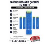 Çaparici 10 İğneli İstavrit Çaparisi (5 Adet) 11 Numara İğne 0.25 Beden 0.15 Köstek 150 Gr Atarl Kapasitesi Köpüğe Sarılı Düğümlü El Bağlaması