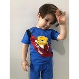 Capella Bebe Erkek Çocuk Çanta Görünümlü Yazlık Tişört-Şort Ikili Takım Çocuk Tişört Şort Alt Üst Takım Erkek Çocuk Yazlık Takımlar Çocuk Kısa Kollu Yazlık Takımlar - 00Mavi - 2 Yaş