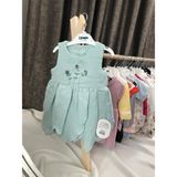 Capella Bebe Kız Bebek Açık Mavi Renkli Peri Elbise Modeli %100 Pamuk Peri Kız Elbise Modeli Kız Bebek Doğum Günü Elbisesi Bebe Mavisi Kız Bebek Elbiseleri - 2 Yaş
