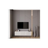 Capella Beyaz Country Mdf 3 Kapaklı Duvara Monte 140 Cm Tv Ünitesi