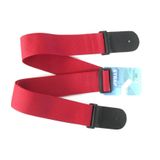 Capella Cp102rd Gitar Askısı Kırmızı Deri Başlıklı