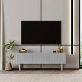 Capella Tv Ünitesi Mdf 120 cm Ayaklı Kapaklı Raflı