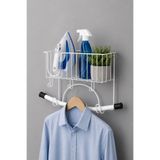 Capella Ütü Düzenleyici Raf Ütü Organizeri Ütü Masası Askısı Banyo Duvar Askısı Organizer Beyaz V112W
