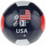 Capelli Sport FIFA Dünya Kupası Katar 2022 Takımı ABD Futbol Topu Hatıra Eşyası Ekranı, Gençler ve Yetişkin Futbolcular için Resmi Lisanslı Futbol, Çok Renkli, Boyut 5