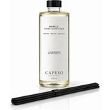 Capeso Amber 250 ml Çubuklu Oda Kokusu Yedek Şişe (Refill) – 5 Adet Çubuk Seti Dahil