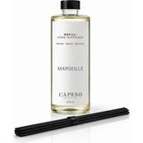 Capeso Marseille Beyaz Sabun 250 ml Çubuklu Oda Kokusu Yedek Şişe (Refill) – 5 Adet Çubuk Seti Dahil