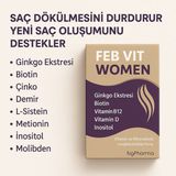 Capillium 2 ml Ginko Bloba Biotinçinko Selenyu Mfeb Vit Women Saç Dökülmesine Karşı Tüm Saçlar İçin - mor