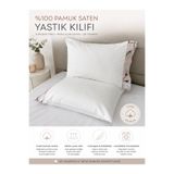 Capital Home 100% PAMUK SATEN 2'li YASTIK KILIFI