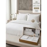 Capital Home Dantelli Çift Kişilik Nevresim Takımı 4 Lü Set - Beyaz - 240 x 260 cm