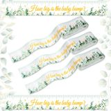 Capoda Baby Shower Oyunları Erkek Bebek Oyunları Göbek Bandı Oyunlar Ağaçlık Ayı Bebek Duş Dekorasyonları Cinsiyet Açıklama Oyunları Parti Malzemeleri, 3 Rulo 5 inç x 35 m