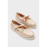Capone Outfitters Bria Bağcıklı Boncuklu Konfor Kadın Loafer Tekne Ayakkabısı