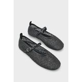 Capone Outfitters Carlina Barefoot Konfor Kadın Babet - Hasır Siyah