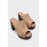 Capone Outfitters Cornelle Platform Tek Bantlı Kadın Sabo Terlik